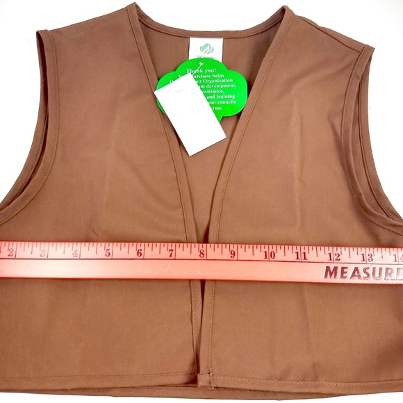 Girl Scouts Brownie Vest New Small - Picture 5 of 6